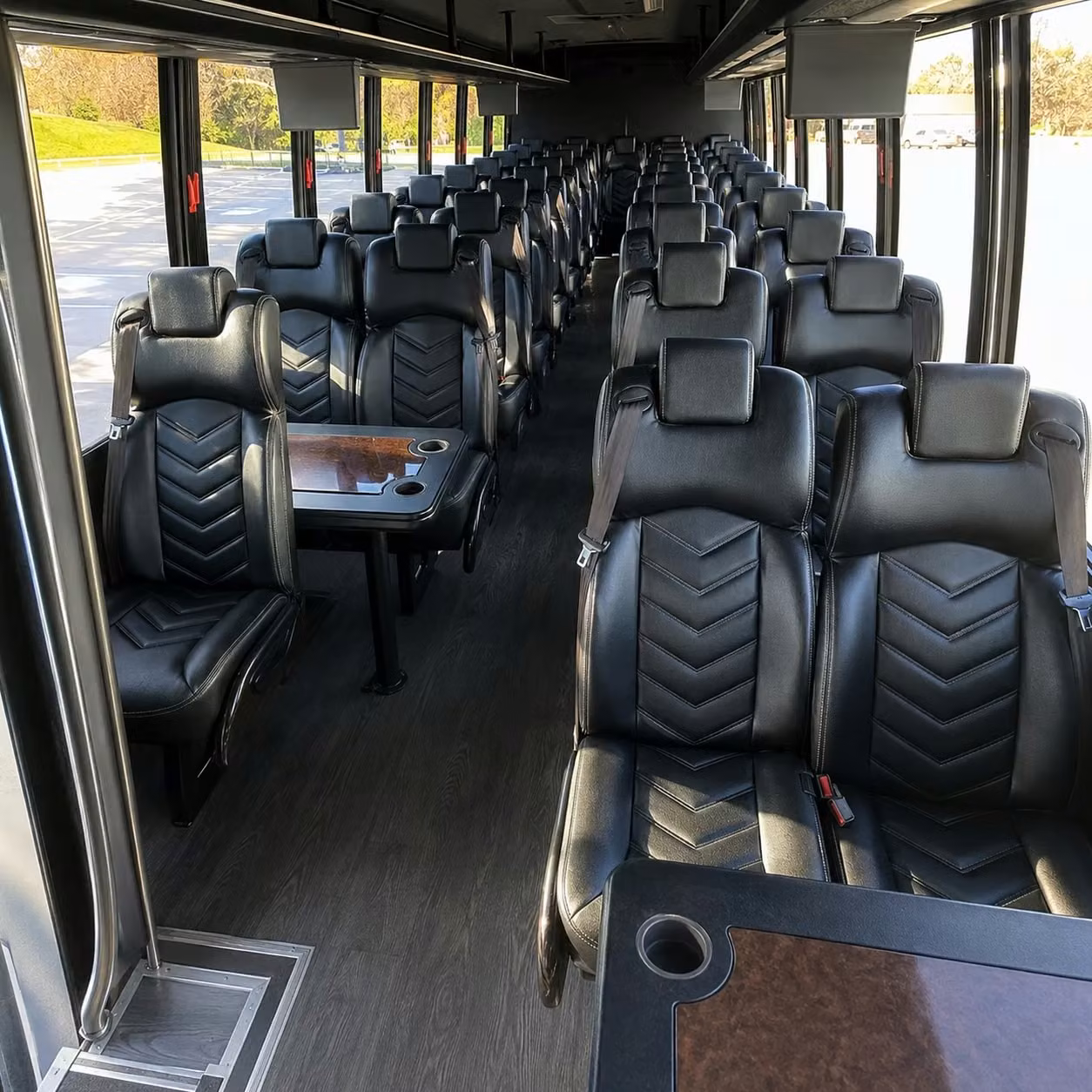 25 passenger minibus interior