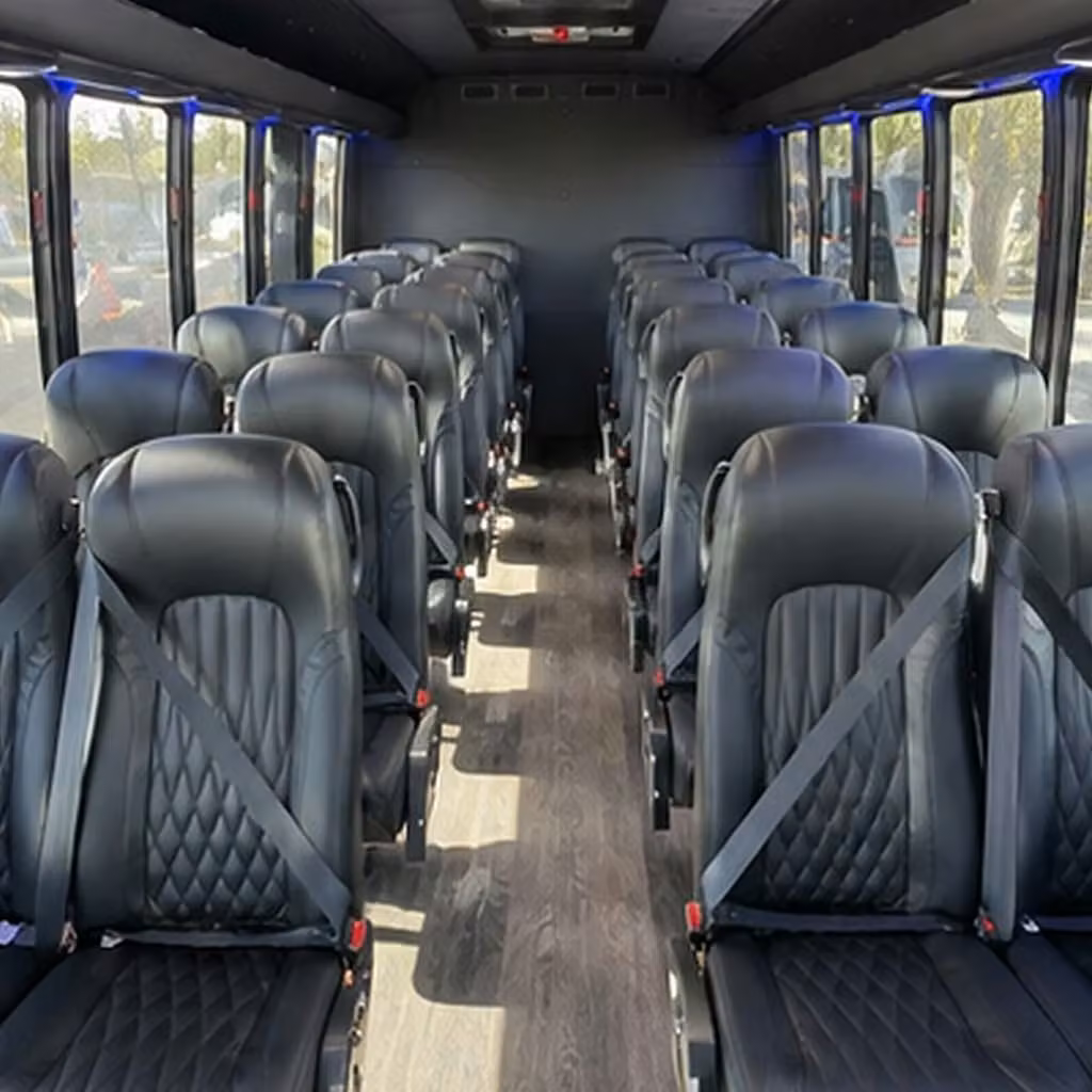 35 passenger minibus interior