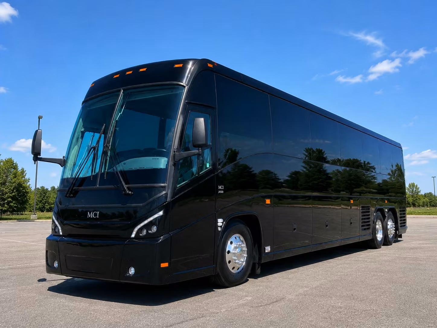 56 passenger charter bus