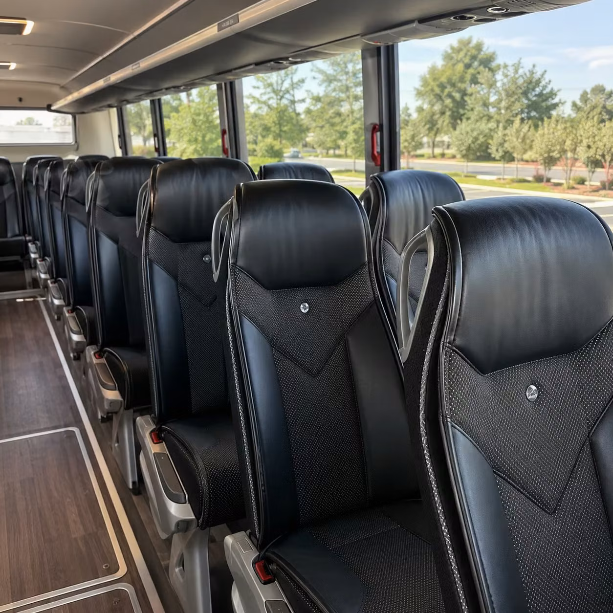 reno charter bus rental inside
