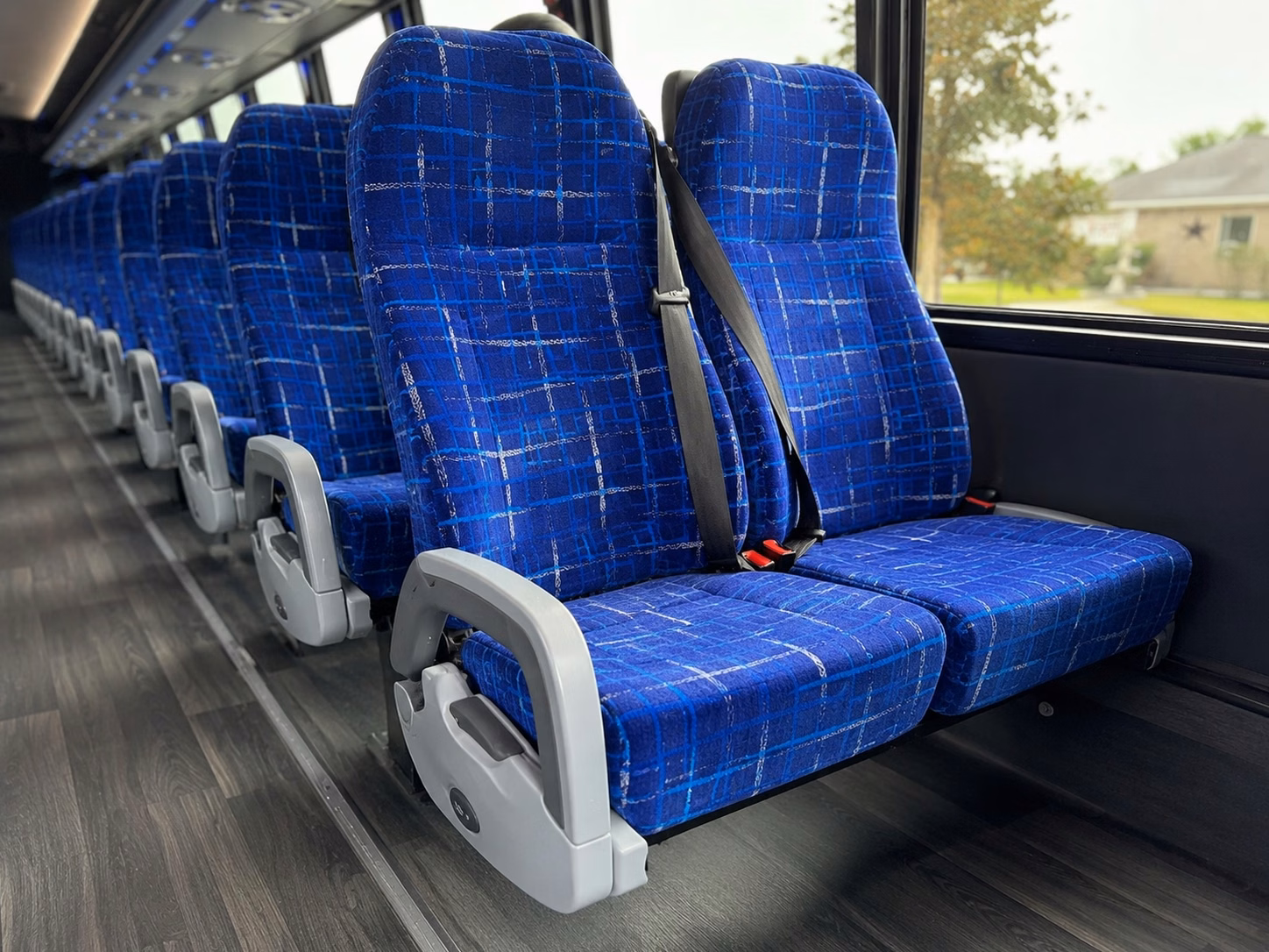reno charter bus rental interior