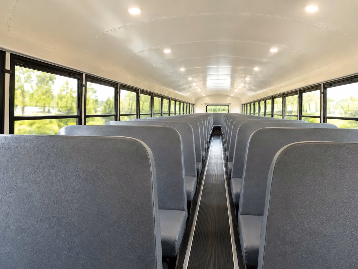 school bus interior